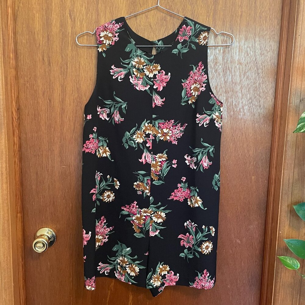 ASOS Floral Sleeveless Romper Jumpsuit Size 6